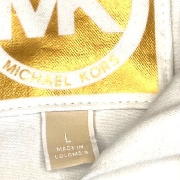 Michael Kors White Zip-Front Jacket | Classic Polished Layer - Picture 3 of 4